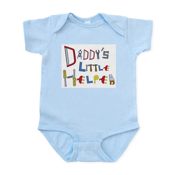 CafePress - Daddy's Little Helper Infant Bodysuit - Baby Light Bodysuit, Size Newborn - 24 Months