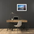 thumbnail image 3 of Frank, Assaf 14x11 White Modern Wood Framed Museum Art Print Titled - Manhattan Bridge over east river, New York, 3 of 4
