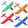 thumbnail image 1 of Planeador, avión de espuma de poliestireno para niños, avión de espuma de poliestireno, avión de lanzamiento manual, modelo volador de lanzamiento, juguete de avión para deportes al aire libre Adepaton LL-1746, 1 of 7