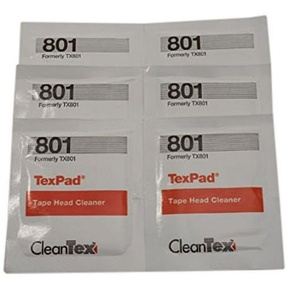 CleanTex Tex Pad Tapehead Wipes, 80/box