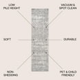 thumbnail image 4 of JONATHAN Y BOHEMIAN FLAIR 2 x 8 Runner Rug, Ferro Filigree - Gray/Dark Gray, BMF108D-28, 4 of 9