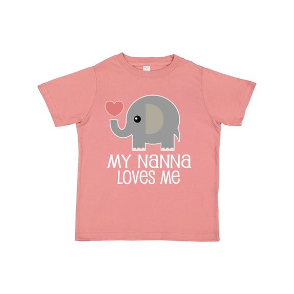 Inktastic Nanna Loves Me Grandchild Boys or Girls Toddler T-Shirt