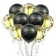 thumbnail image 1 of KAKOWELY 10 globos de látex de 12 pulgadas para fiesta de graduación, confeti dorado, para decoración de fiesta de graduación., 1 of 5