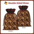 thumbnail image 2 of Rocae Beautiful Ethnic African Women Print Christmas Drawstring Linen Gift Bag with Drawstrings Treat Bag Goody Present Bags for Christmas Party Favor, 2 of 8