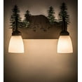 thumbnail image 3 of Meyda Tiffany 178438 Lone Bear 2 Light 16" Wide Vanity Light - MultiColor, 3 of 3
