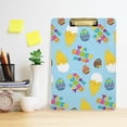 thumbnail image 6 of FMSHPON Easter Chick Rabbit Bunny Clipboard Hardboard Wood Nursing Clip Board and Pull for Standard A4 Letter 13x9 inches, 6 of 8