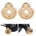 thumbnail image 3 of Fyydes RC Counterweight,1 Pair Front / Rear Brass Gear Box Cover Counterweight Balancing Weight for 1/10 TRAXXAS TRX4,RC Car Accessory, 3 of 10