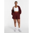 thumbnail image 2 of Athletic Works Women's and Women's Plus Fleece Shorts, 5'' Inseam, Size XS-4X, 2 of 6
