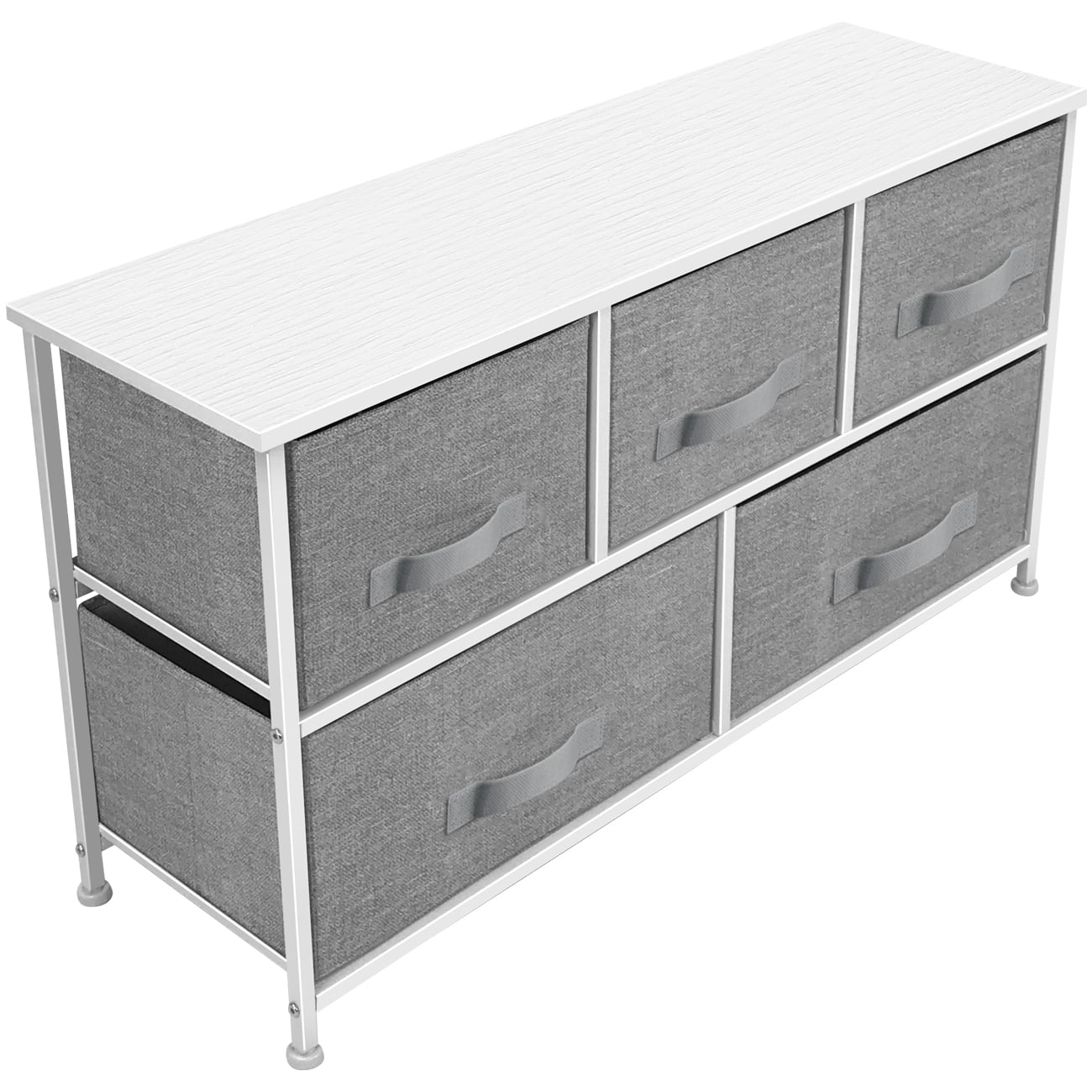 Sorbus Storage Cube Dresser White