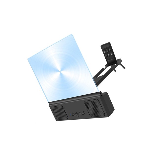Seitruly L13 Teléfono móvil Lupa 3D Bluetooth 5.0 Proyector de pantalla de teléfono Ampliador de pantalla móvil de 14 pulgadas Amplificador de Teléfono y Comunicación