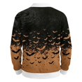 thumbnail image 4 of JULMCOMO Halloween Waffle Polo Shirts for Men All Over Bat Print Long Sleeve Collared Loose Fit Casual Golf Shirts Holiday Party Tops Khaki M, 4 of 6