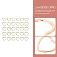 thumbnail image 6 of Toyvian 30pcs Heart-Shaped Iron Keychains Cute Key for Crafts, , Family, Friends, Party Favors, and Projects, 6 of 8