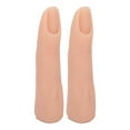 thumbnail image 3 of Fake Practice Finger, Embedded Nail Slot Nail Training Finger Silicone Bendable  For  Practice Light Color, 3 of 8