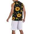thumbnail image 2 of Pofeuu Sunflowers3 Print Basketball Jersey, Shirts for Men Youth Basketball Jersey Crew Neck-X-Large, 2 of 6
