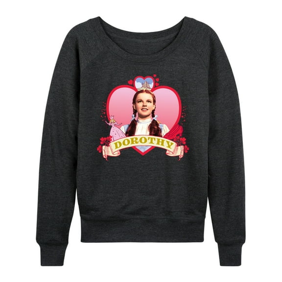 Wizard of Oz - Heart Dorothy - Women's Lightweight French Terry Long Sleeve Shirt