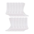 thumbnail image 1 of 12 Pairs Gentle Grip Top Diabetic Socks | IOMI | Crew Loose Top Non Elastic Cotton Socks, 1 of 2