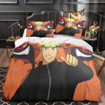 thumbnail image 3 of Naruto Duvet Cover Anime Characters Print Design Soft Microfiber Bedding Set With Zipper Children Teens Adult Double, 3 of 5