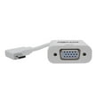 thumbnail image 3 of Tripp Lite Right-angle C To Vga Adapter Cable Type-c M/f White 1080p 6in 5 Gbps - External Video Adapter - Type-c 3.1 - Vga - White, 3 of 5