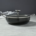 thumbnail image 4 of Infuse 3Qt Nonstick Aluminum Covered Caldero Saute Pan, Black, 4 of 6