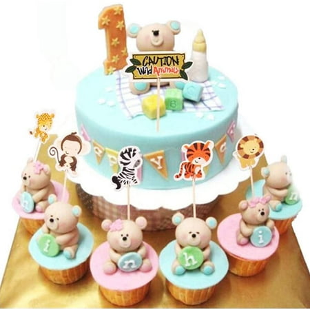 38 Jungle Safari Animal Cupcake Toppers Picks, Zoo Animals Cake Decorations Food Picks Animal Theme Party Supplies for Kids Birthday, Baby Shower,Animal Theme Party Decorations | Walmart Canada 38 Jungle Safari Animal Cupcake Toppers Picks, Zoo Animals Cake Decorations Food Picks Animal Theme Party Supplies for Kids Birthday, Baby Shower,Animal Theme Party Decorations | Walmart Canada