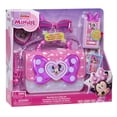thumbnail image 4 of Disney Junior Minnie Mouse Bowfabulous Bag Set, 7-piece Dress Up and Pretend Play Toy Purse, 4 of 6