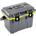 thumbnail image 2 of Pelican Elite 14 Qt  Hard-Sided Cooler with Removable Tray Bottle Opener, Dark Gray with Evergreen, 2 of 9