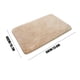 thumbnail image 3 of Alfombra de Baño de Pelo Alto - Felpudo de Poliéster Suave, Ultra Absorbente y Antideslizante para Suelo de Baño, Alfombra Gruesa y Lavable para Puerta e Inodoro, Estilo Moderno, 24x16 pulgadas, 3 of 6