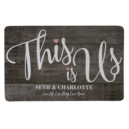 Personalized This Is Us Wedding Doormat 24x36 Walmart Com