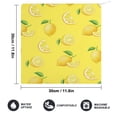 thumbnail image 2 of Lemons on Yellow Towels for Bathroom, Kitchen, Gym, Towels, Soft, Highly Absorbent, Hanging Towel with Hanging Eyelet, 2 of 8