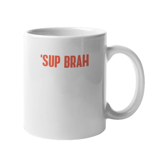 Sup Brah. Surfer Slang Coffee & Tea Gift Mug (11oz)
