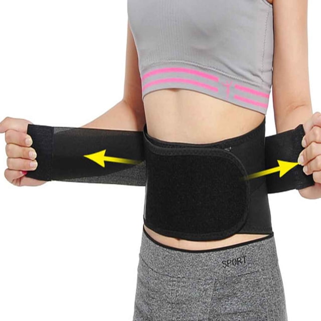 Maoww 2 Pcs Ceinture Magnétique Réglable pour Thérapie de la Taille, Ceinture Auto-Chauffante Réglable pour Herniation Discale