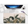 thumbnail image 2 of Tropical Forest Leaves Gaming Mouse Pad - Extended Large Size, Non-Slip Rubber Base, Perfect for Home Office, Computer Desk Mat, 31.5x15.7 Inch, Eco-Friendly Design, 2 of 6