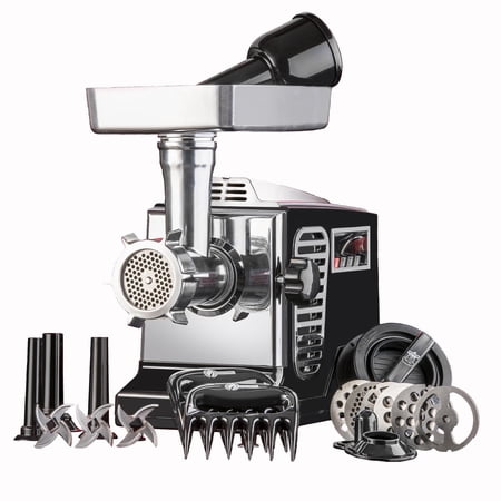 STX Intl Turboforce II 4000 Quad Air Cooled 3-Speed Electric Meat Grinder and Sausage Stuffer