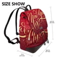 thumbnail image 2 of Balery Happy New Year Mochila de Cuero para Mujeres, Gran Capacidad, Bolsa de Viaje Multifuncional, Mochila de Cuero y Bolsa de Hombro para Mujeres, 2 of 4