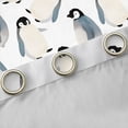 thumbnail image 4 of Manfei Cartoon Animal Lover Black Out Curtains, Antarctic Penguin Print Curtains Pack of 2 (42x63 Each), Kawaii Wildlife Bedroom Curtains, Curtains and Drapes Home Decor, 4 of 6