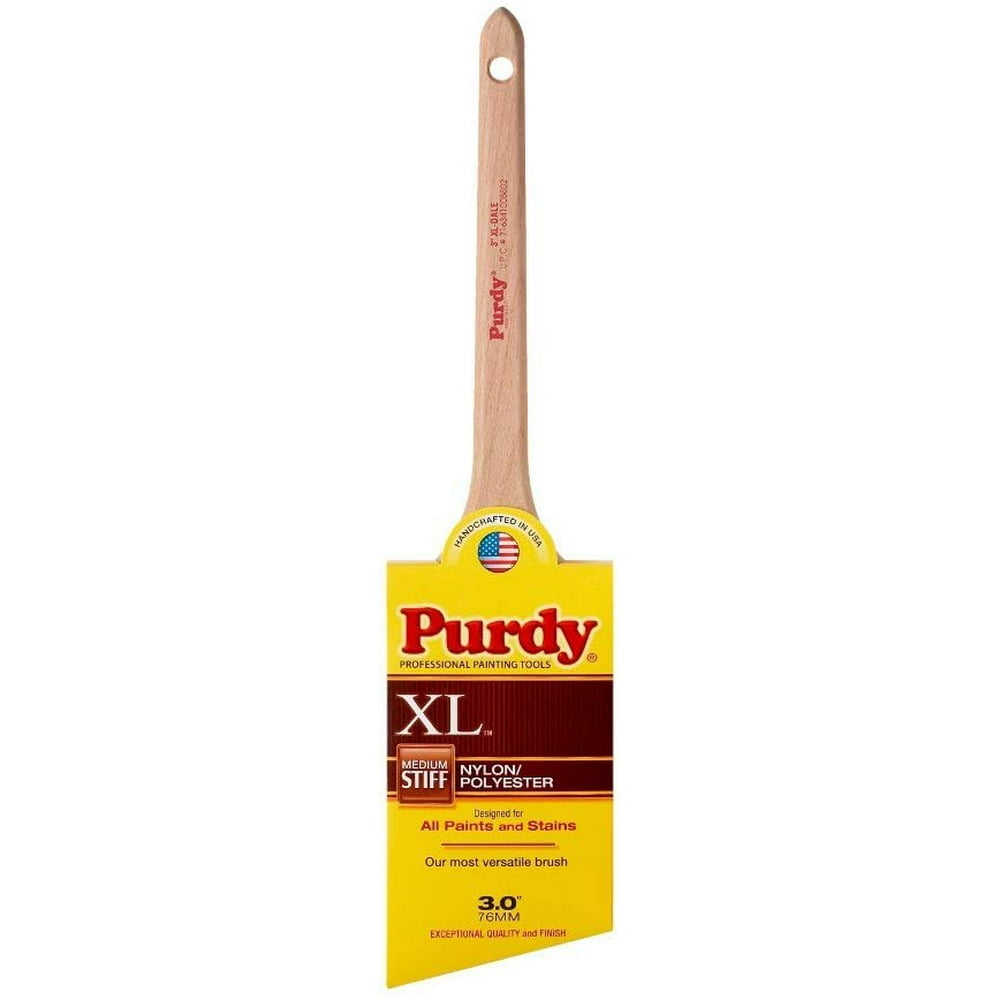Purdy 144080330 XL Series Dale Angular Trim Paint Brush, 3 inch