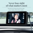 thumbnail image 2 of Tiny Traveler Baby Monitor Cámara portátil para coche de bebé con cámara adicional y kit de viaje, visión nocturna HD 720p pantalla táctil de 5", funciona con batería, pantalla dividida, bolsa de viaj, 2 of 5