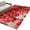 Green Red, variant on 3'x5' Rug for Living Room Bedroom, Valentines Love Heart Washable Area Rugs Non-Slip Carpet Mats, Red Eucalyptus Botanical Vintage Indoor Low Pile Area Rug Runner for Kitchen, Mudroom
