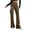 Brown, variant on Summer Pants Casual Flare-Leg Star Print Long Trendy Loose Flare Trousers Lounge High Waisted Yoga Pants Lightweight Comfy Summer Women Pants