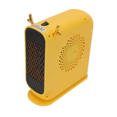 

Mini Heater Temp Low Noise Fast Heating Small Electric Heater Overheat Protection Portable For Bedroom For Office Elegant White Mint Green Cartoon Yellow