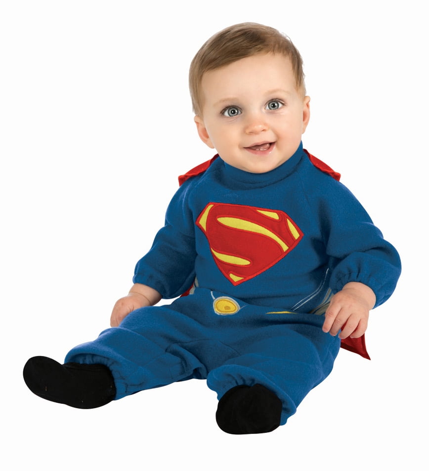 Superman Man Of Steel EZ-On Romper Costume Infant Toddler Infant 6-12 ...