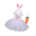 thumbnail image 2 of Disfraz de Conejo de Pascua Sunnimix conjunto de tutú para niña 120cm, 2 of 8
