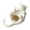 White, variant on 3D Printed Sculpted Black Cat Tray Cute Kitten Jewelry Trinket Dish with Hollow Belly Desktop Decorative Ring Holder for Earrings Bracelets Necklaces