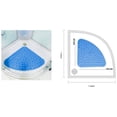 thumbnail image 1 of Tapis de Douche d'Angle Antidérapant en Caoutchouc Antibactérien, 1 of 8