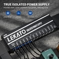 thumbnail image 2 of Fuente de alimentación para pedal de guitarra LEKATO, 12 puertos aislados, 9 V/12 V/18 V, 2 of 6