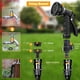 thumbnail image 3 of Manguera de jardín extensible de 150 pies con accesorios de 3/4 pulgadas, 1/2 pulgada, a prueba de fugas, manguera extensible flexible con boquilla de pulverización de 8 funciones (negro) esquí esquí Gafas de esquí, 3 of 5