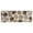 Paw Print, variant on Bernese Mountain Dogs with Pioneer Flower Kitchen Rug Mat,Kitchen Runner Rugs Non Skid Washable,Decorative Kitchen Floor Mats for Kitchen,Sink,Laundry,17"X47"