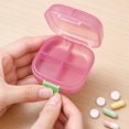 thumbnail image 5 of Pill Box Organizer Pink 8 Compartment Portable for Travel and Daily Use, 5 of 6