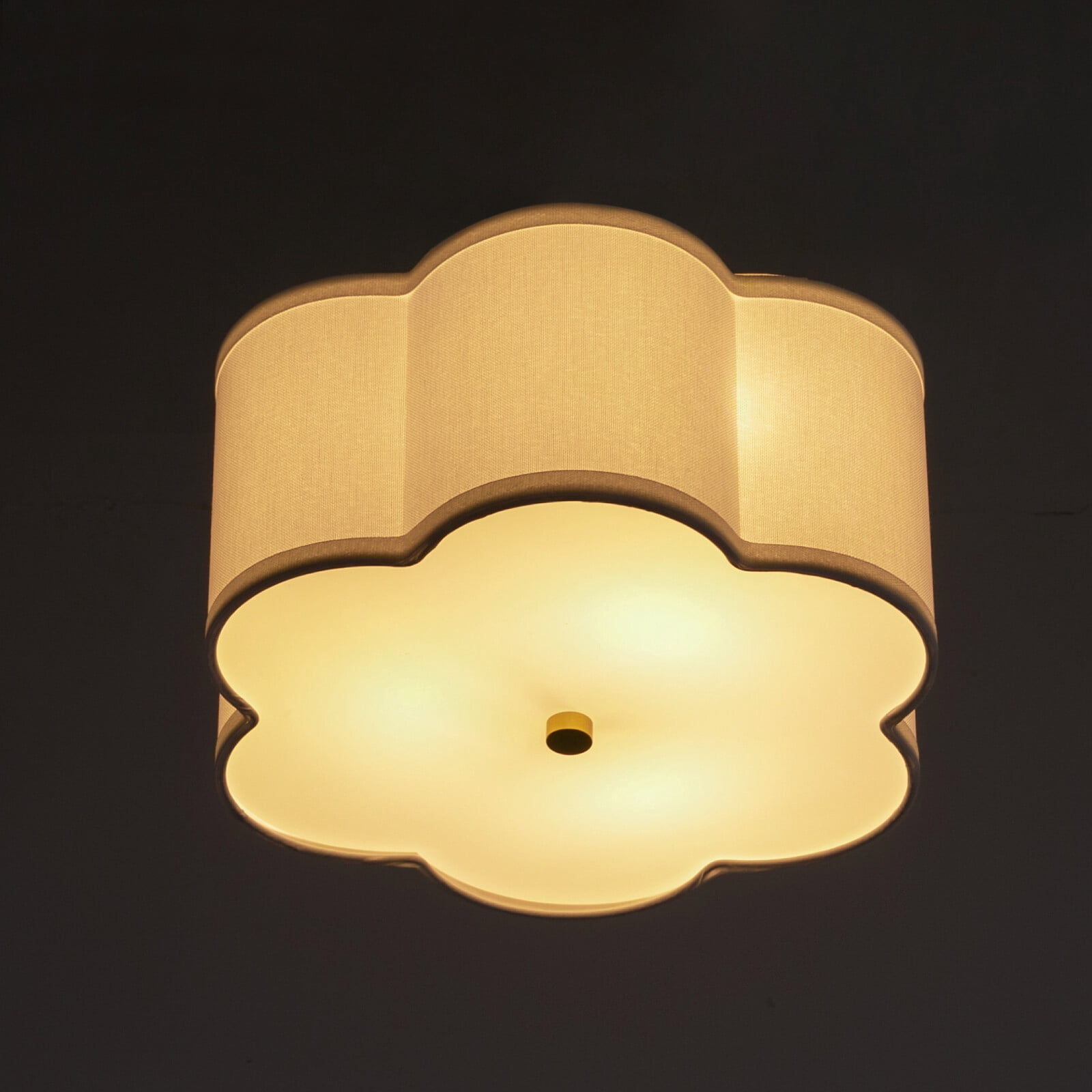 Flush Mount Ceiling Light, Ceiling Light Fixture, Ceiling Lamp for Living Rooms, Bedrooms, Kitchens, Dining Rooms, Entrances (12.99*5.9inch) (Not Included Bulbs)