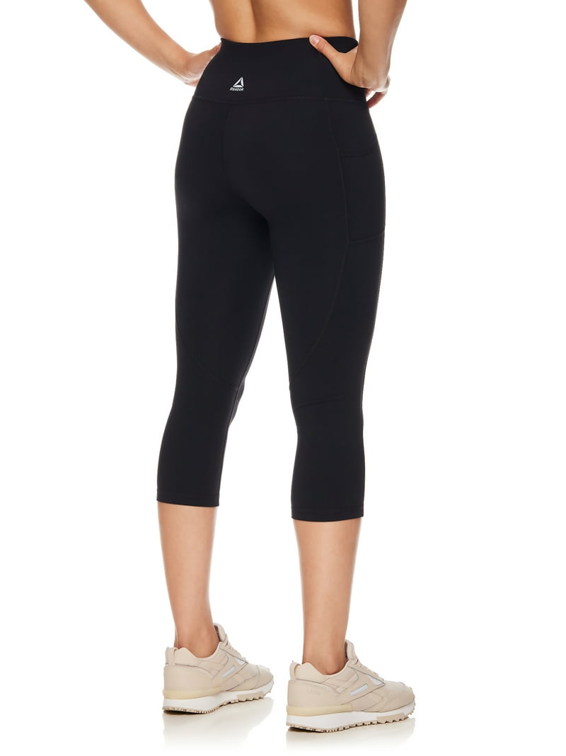 Reebok Women's and Women's Plus Everyday High Rise Capri Leggings